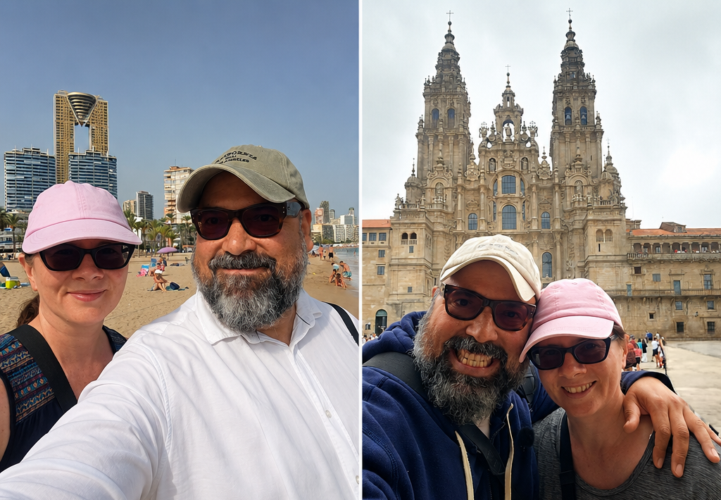 Max and Deirdre enjoying life in Spain