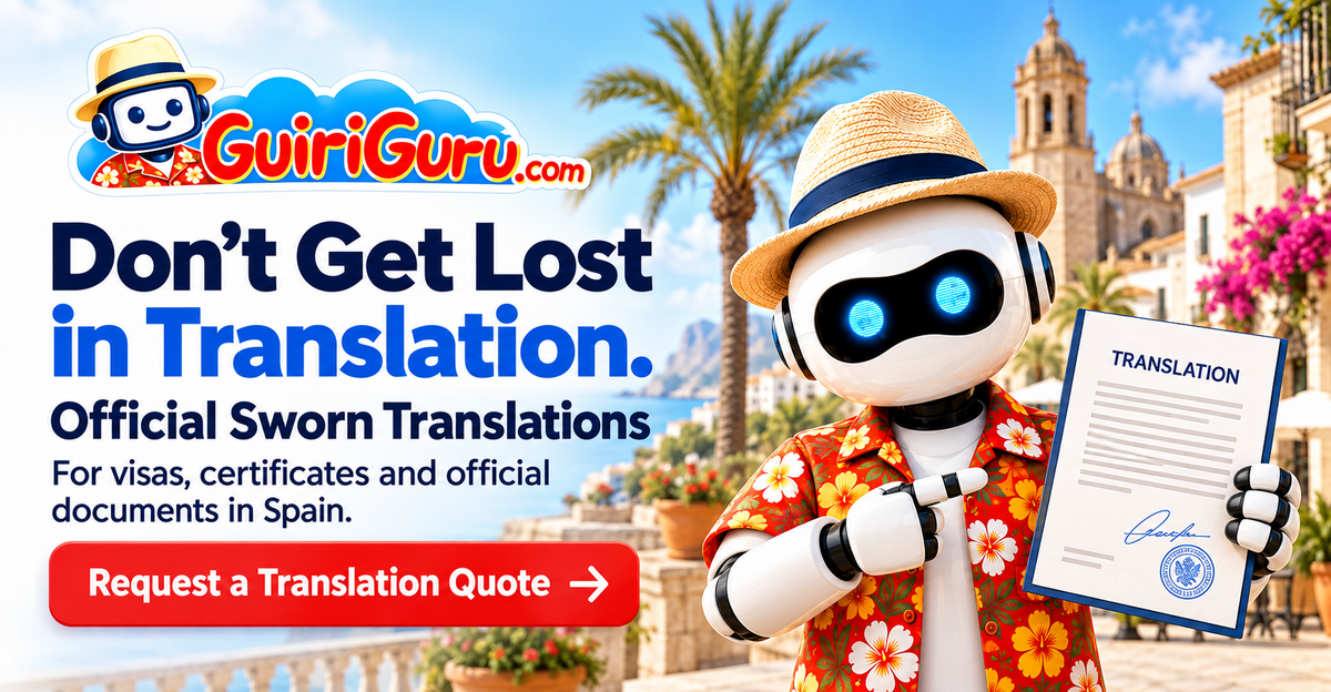 Need a document translated in Spain? Get your official quote from GuiriGuru.